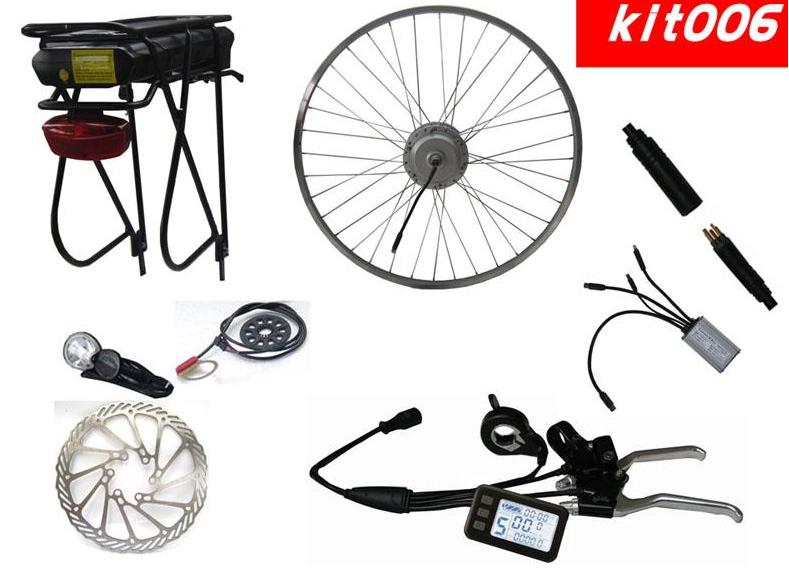 Electric bike conversion kits rear rack battery kit