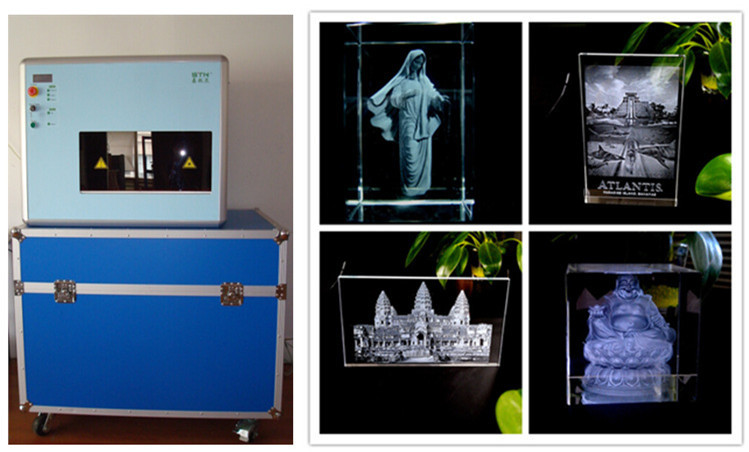 Best Professional 3D Glass Crystal Laser Engraving Machine , Made in China wholesale