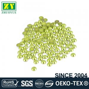 Best High Color Accuracy Flat Back Metal Studs Good Stickness With Even Shinning Facets wholesale
