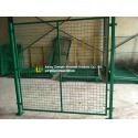 Custom Warehouse Wire Mesh Fence / Railing 2100mm X 2400mm Panel Size for sale