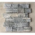 Cloudy Grey Granite Z Stone Cladding back with Steel Wire,Natural Z Stone Panel for sale