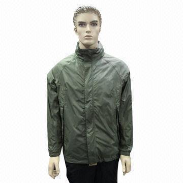 Best Men's Windbreaker/Softshell/Casual Jacket with Detachable Hood, Waterproof and Breathable  wholesale