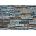 Green Slate Stone Panel,Rough Face Slate Stacked Stone,Natural Z Stone Cladding for sale