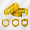 Buy cheap KONCH GAS Domestic Gas Pipe , DN13 1500mm Yellow Natural Gas Hose from wholesalers