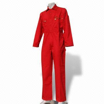 Best Red Coverall, Made of 100% Cotton wholesale