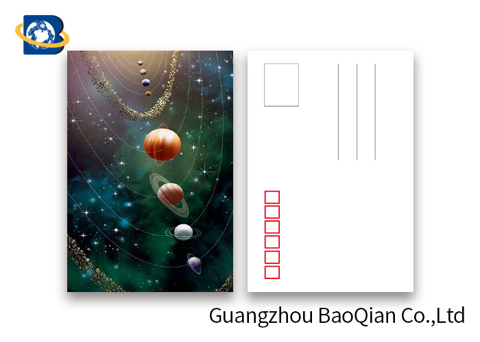 Best Amizing Design Star 3D Lenticular Postcards With Two Side CMYK UV Offset Printing wholesale
