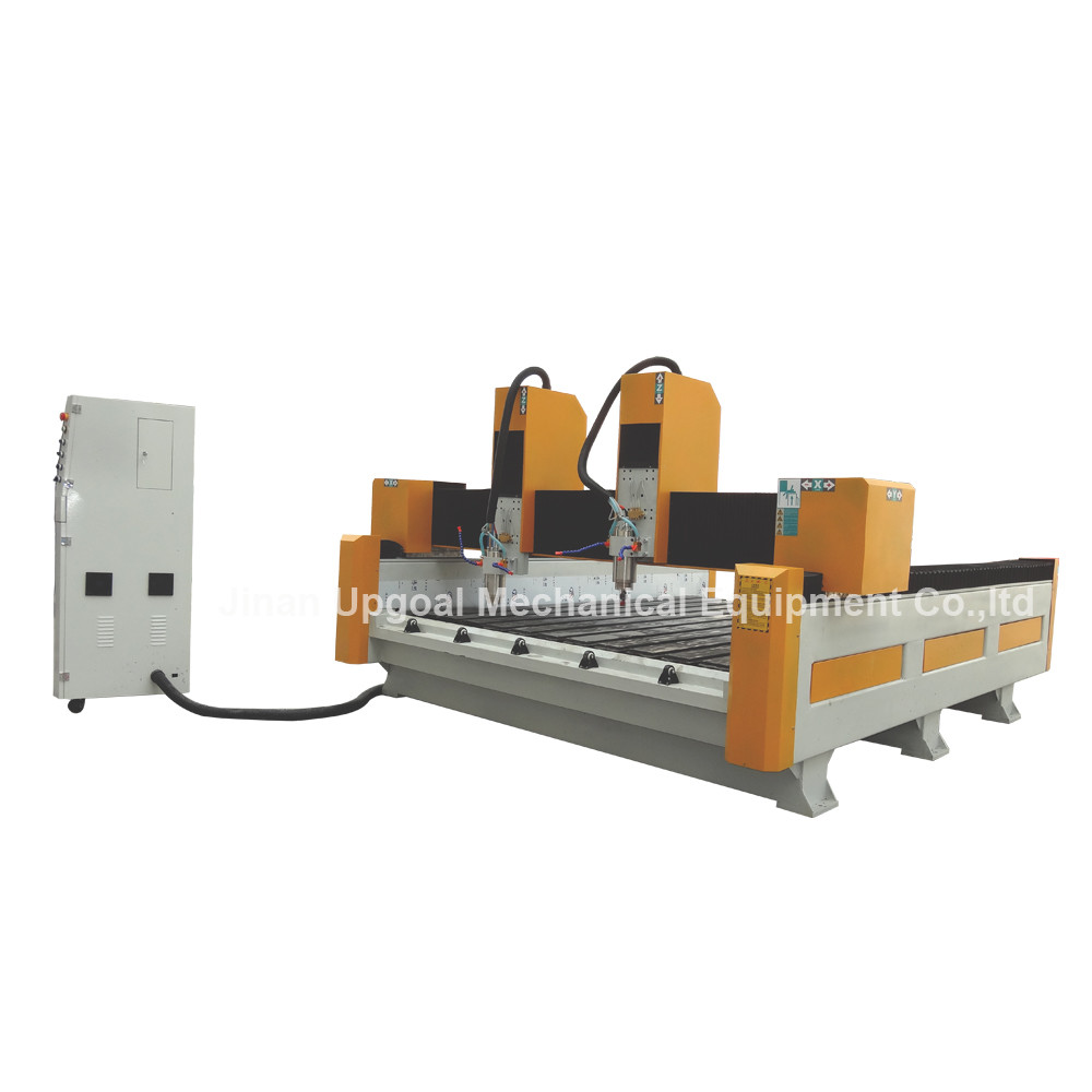 Best New Double Z-axis Double Heads Stone CNC Carving Machine with Steel Table wholesale