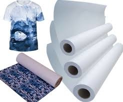 Best Fast Dry Low Cost 45g , 60g , 80g, 90g,100gsm Roll Sublimation Transfer Printing Paper For Textile wholesale