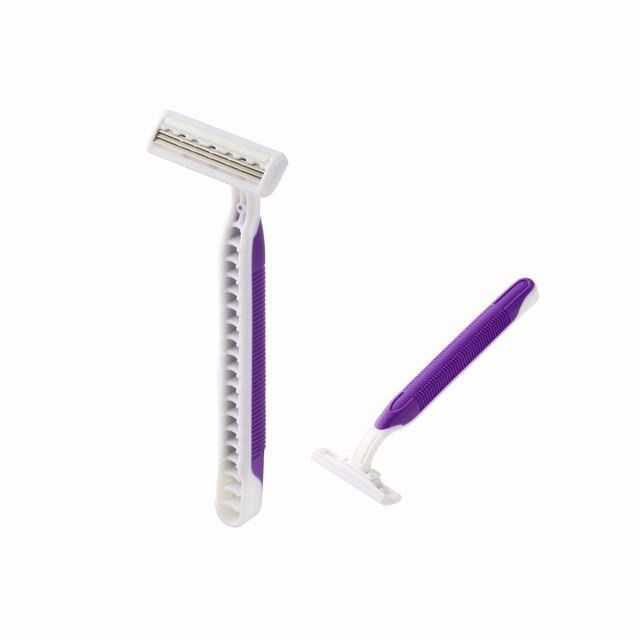 Sharp Twin Blade Disposable Razor Causes No Allergy Coated With Teflon Nitrogen