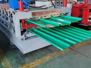 Best 5.5 Kw Double Layer Roll Forming Machine , 380v 50hz Sandwich Panel Production Line wholesale