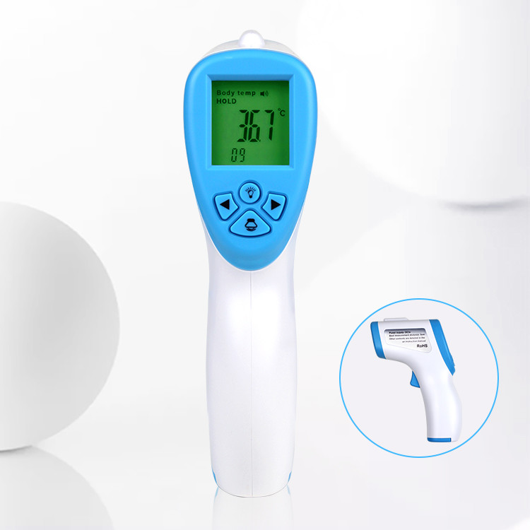 Best Hot Sale Body Temperature Digital Infrared Thermometer Gun Fever Measure Adult Kids Forehead Non contact LCD IR Thermome wholesale