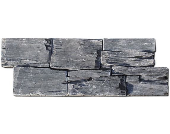 Charcoal Slate Z Stone Cladding Carbon Black Slate Stone Veneer Natural Wall for sale