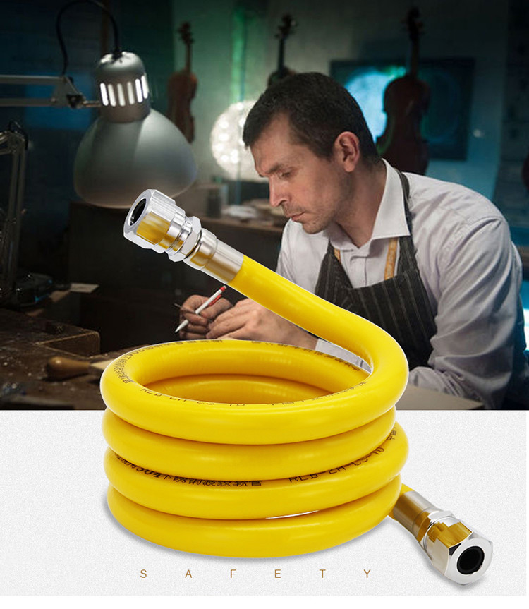Best DN13 Water Heater Gas Hose , SS304 Yellow Pvc Gas Pipe corrugated wholesale