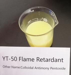 Best Iso Colloidal Antimony Pentoxide Useful For PVC , PET / PBT Fiber Anti Flaming wholesale