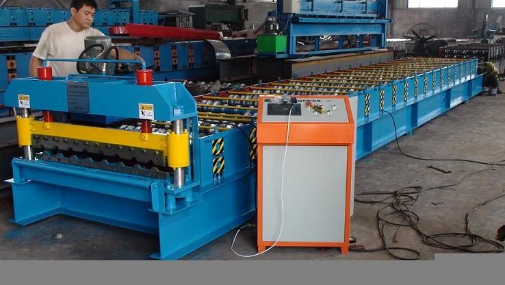 Best 5kw Steel Sheet Making Machine 5.5m×1.05m×1.3m 7-12m / Min Working Speed wholesale