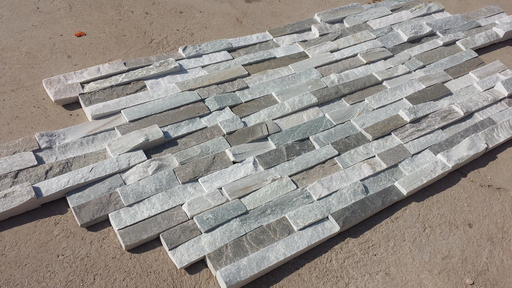 Mountain Blue Quartzite Stacked Stone,Outdoor Ledger Panels,Indoor Genuine Stone for sale