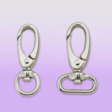 Best Swivel Snap Hook for 10 to 20mm Lanyards, Bags and Leather Products, with Nickel Plating wholesale