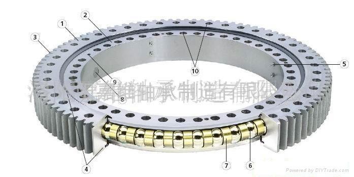 Best Turntable Four Point Contact Ball Bearing With External Gear RKS.21.0641 wholesale