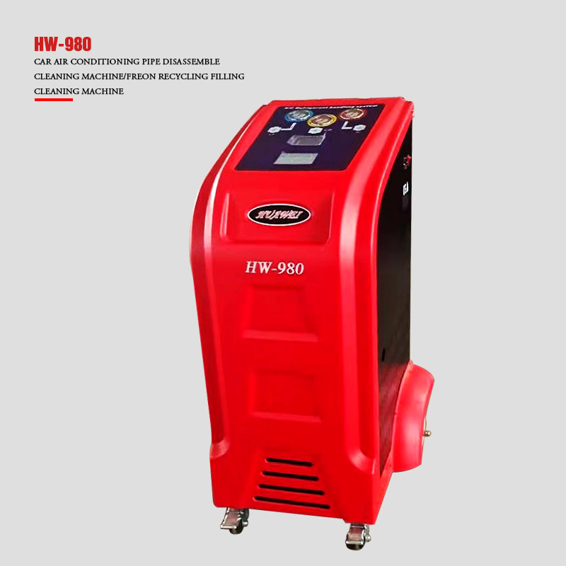 Best R134a Huawei 980 Automotive AC Recovery Machine 750W 5.4m3/H wholesale