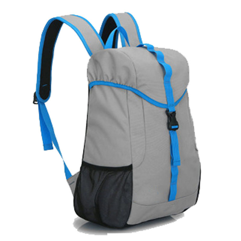 Best Durable Lightweight Rock Climbing Backpack Blue / Grey For Outdoor Sports wholesale