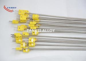 Best SS304 Sheath Mgo Thermocouple Mineral Insulation With Male Connector wholesale