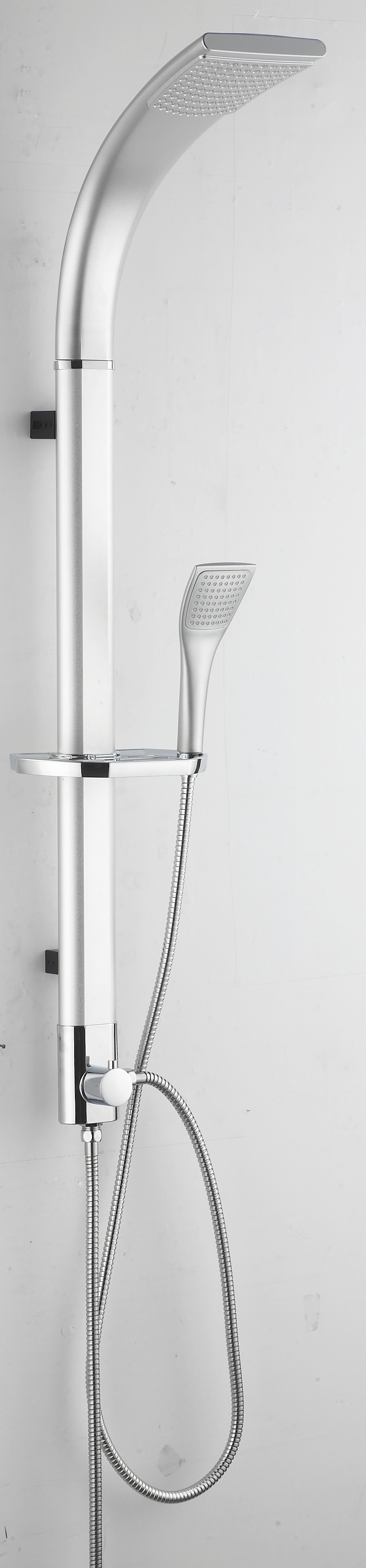 Best new design silver color aluminium shower column wholesale