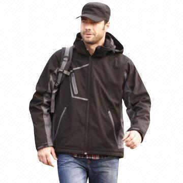 Buy cheap Men's Softshell Jacket, Windbreaker, Outdoor Wear and Casual Coat, Waterproof, from wholesalers