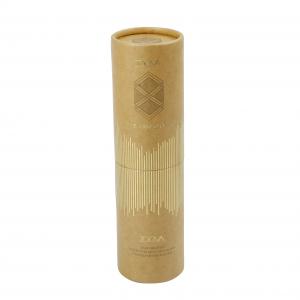 Best Recyclable Cosmetic Paper Tube DIAM 40mm Natural Kraft Paper Lip Balm Tubes wholesale
