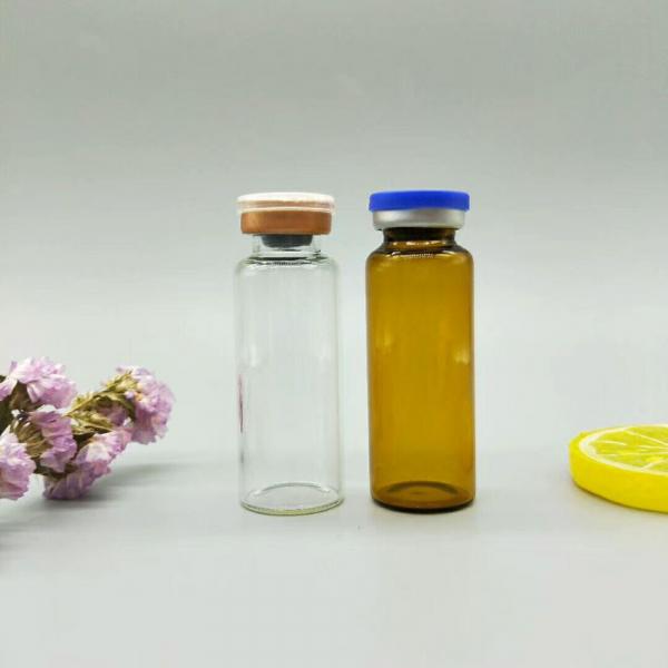 Cheap Factory Price 20ml Penicillin Clear Glass Bottle Penicillin Pharmaceutical Rubber Stopper Glass Bottle for sale