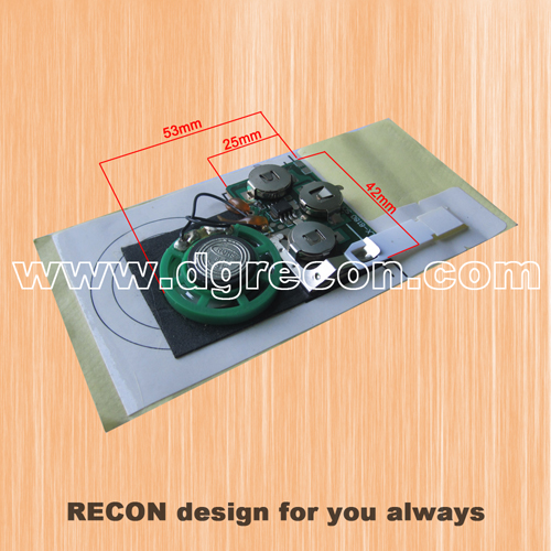 Cheap recordable sound module for greeting card for sale