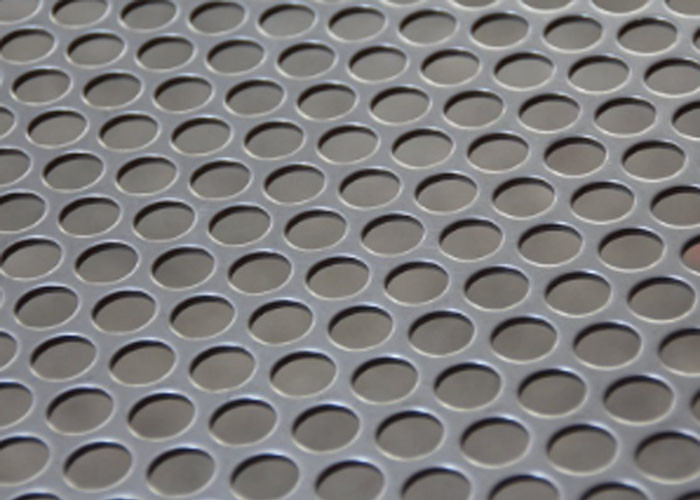 Round Holes Stainless Steel Perforated Metal Sheet For Water / Oil / Air for sale