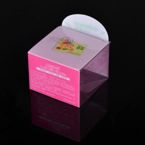 Best Small 0.25-0.6mm Clear Plastic Folding Boxes , Cosmetic Transparent Folding Box wholesale