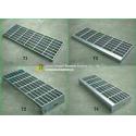 30 X 3 Steel Stair Treads Grating Material Saving Easy Lifting Good Ventilation for sale