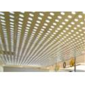 Security Ceilings MS Perforated Metal Mesh Sheet Back Light With PVC Coating for sale