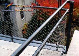 Best 2.0mm Stainless Steel Rope Mesh Balustrading Balcony Railing Stair Infill Cable Nets wholesale