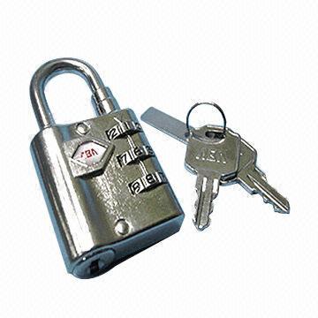 Best Combination Padlock with Flat Key Barrel and Master Key System wholesale