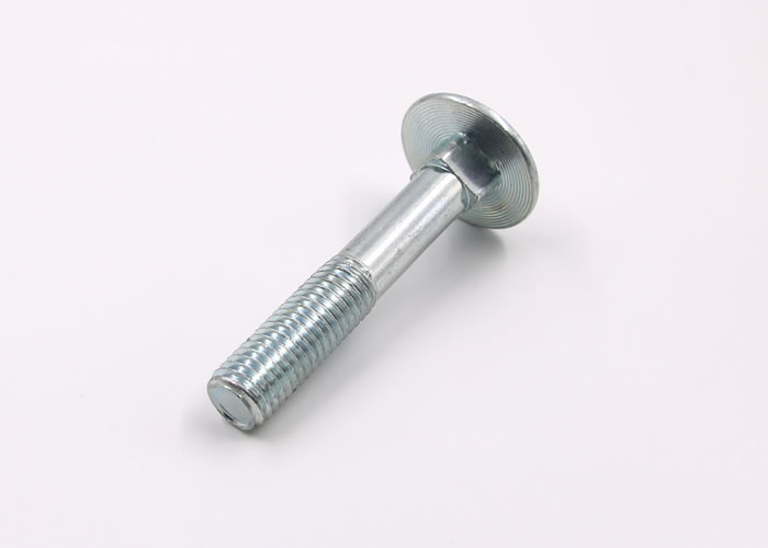 DIN603 Grade 4.8 Galvanized Carriage Bolts Without Square Neck For Industrial