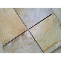 China Yellow Quartzite Tiles,Natural Wall Stone Tiles,Patio Stones,Golden Pavers,Walkway for sale
