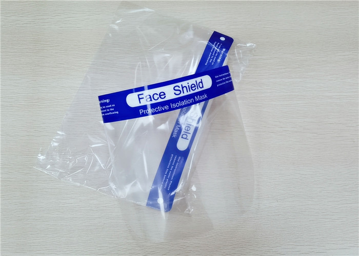 Best Windproof Disposable Face Shield , Safety Face Shield Transparent Color wholesale