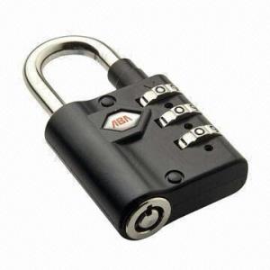 Best Combination Padlock with Four Wheels, Zinc-alloy Outer Housing and Barrel wholesale