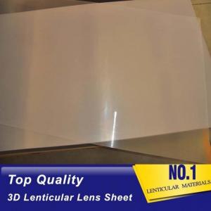 Best plastic lens lenticular  PET 70 lpi 0.9mm 60x80cm lenticular sheet by injekt printing and UV offset print wholesale