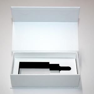 Best 150mm Length C2S Cosmetic Paper Box / Skin Care Gift Box With Black EVA Foam wholesale