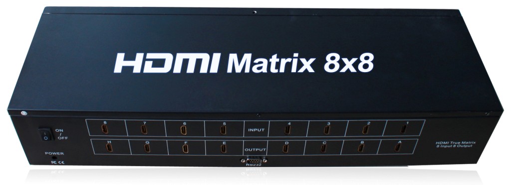 Buy cheap HDMI 8x8 matrix with RS232 remote control HDCP CEC from wholesalers