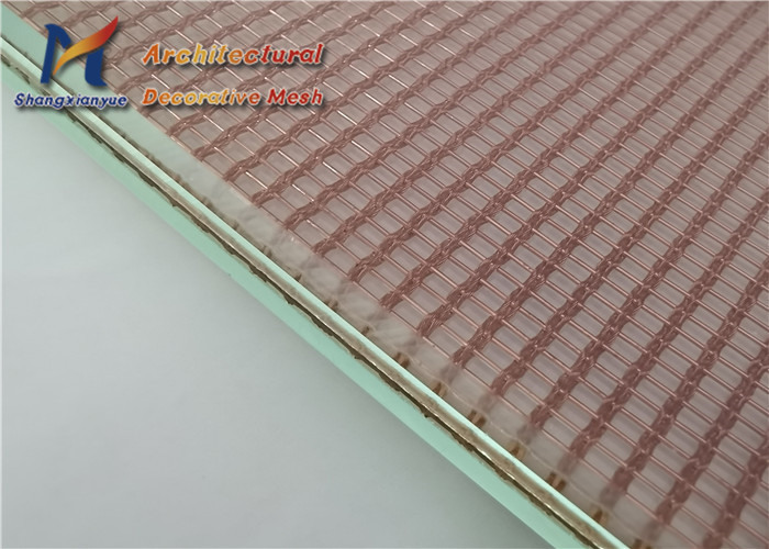 Best Mall Laminated Glass Fabric 0.8mm Stainless Steel 304 Wire Mesh wholesale