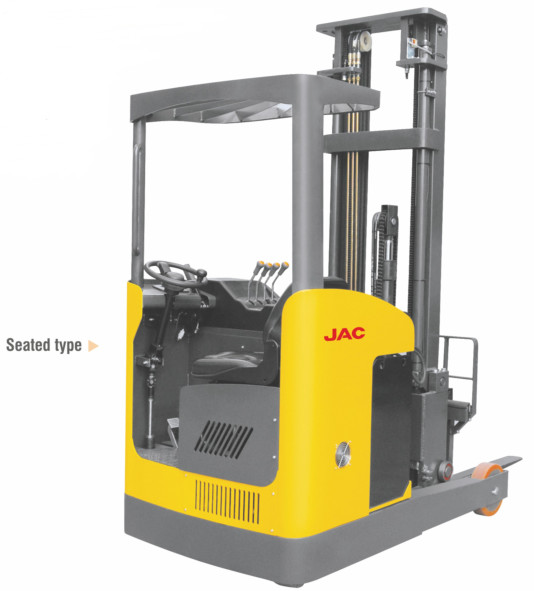 Best Seated Type 1 Ton Electric Reach Fork Truck Counterbalanced For Warehouses wholesale