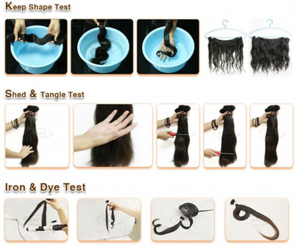 High Quality Products Indian Hair Extension Tangle & Shedding Free Virgin Unprocessed Hair 12inches