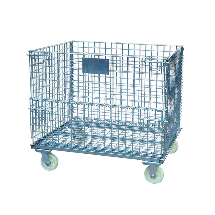 Best large foldable,stackable wire containers for warehouse wholesale