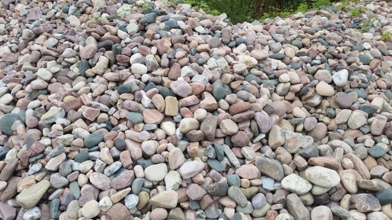 Natural River Pebble Stone,Multicolor Cobble Stone,Landscaping Stone,Wall Pebble for sale