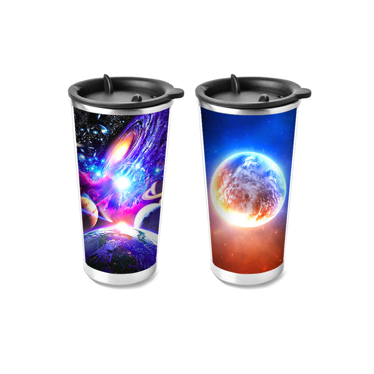 Best 450ml PP Cup 3D Lenticular Printing Service For Promotion Gifts wholesale
