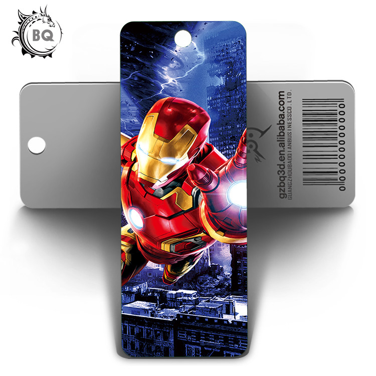 Best 5.8X15.5CM 3D Lenticular Bookmark With Display For Students / Kids wholesale